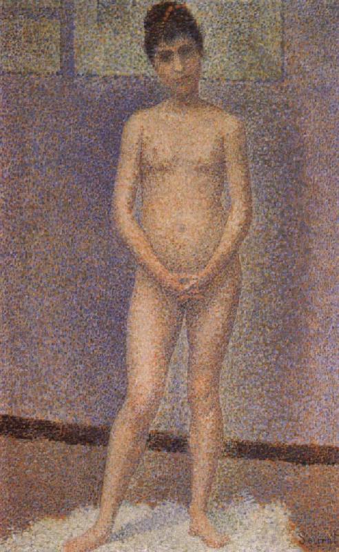 Georges Seurat Standing Female Nude Sweden oil painting art